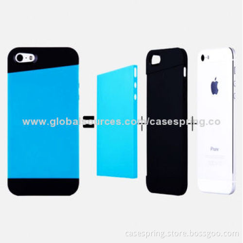 Double Color Silicone Mobile Phone Sets Ultra-thin Silicone Case for iPhone 5s